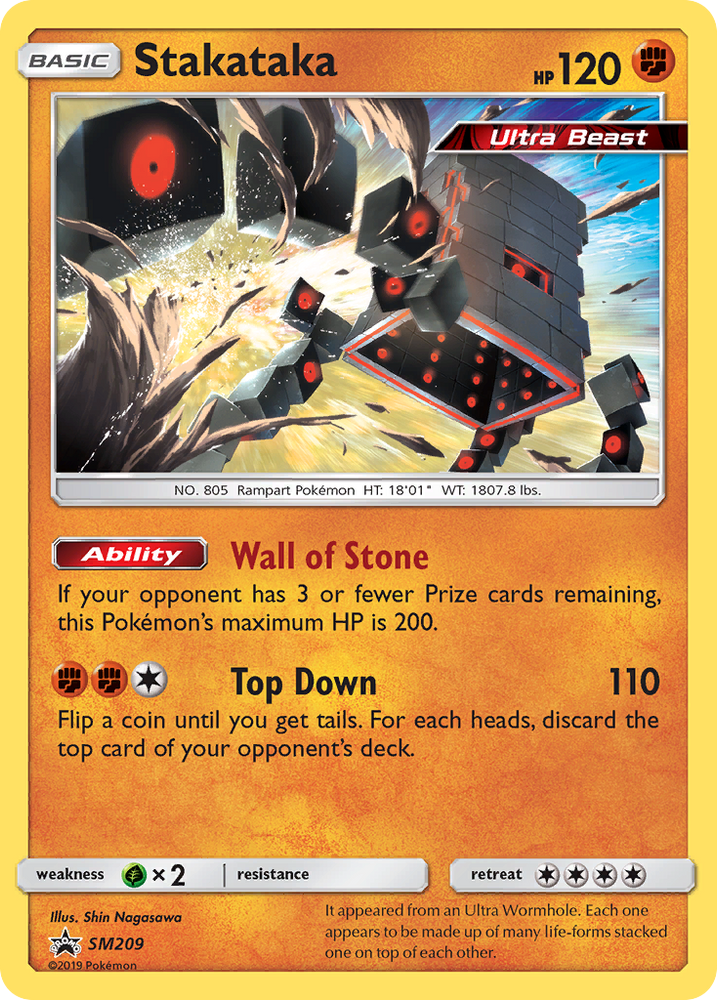 Stakataka (SM209) [Sun & Moon: Black Star Promos] Pokémon