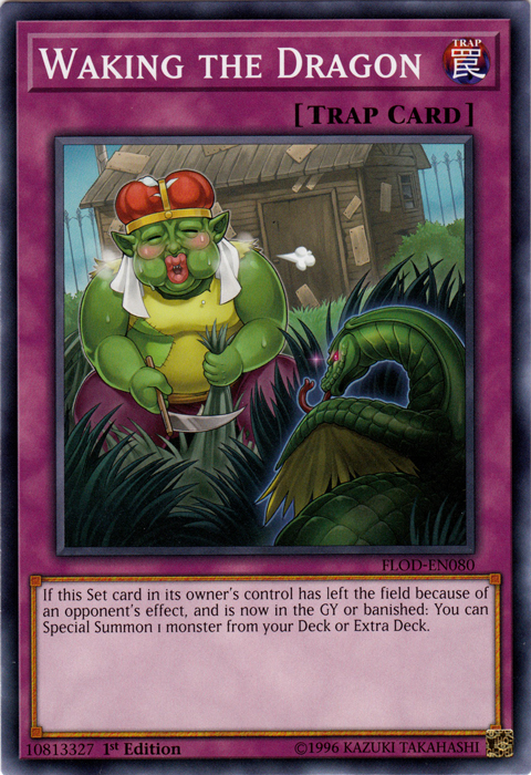 Waking the Dragon [FLOD-EN080] Short Print Yu-Gi-Oh!