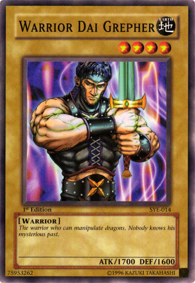 Warrior Dai Grepher [SYE-014] Common Yu-Gi-Oh!