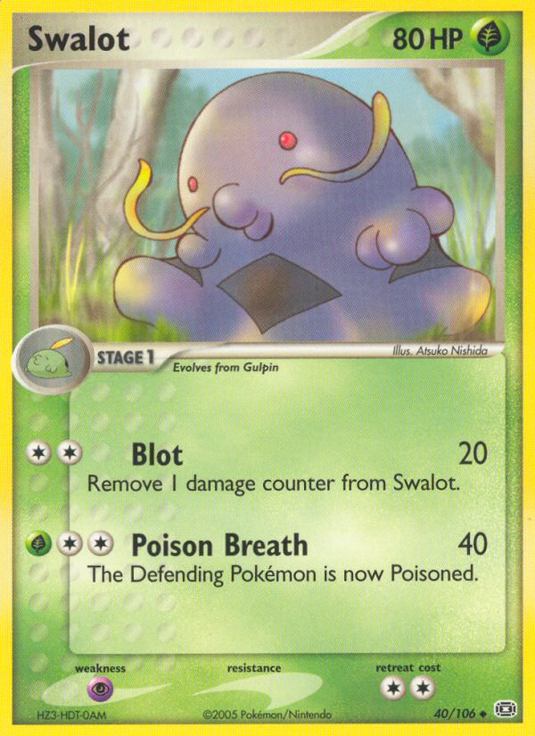Swalot (40/106) [EX: Emerald] Pokémon