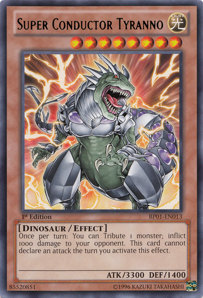 Super Conductor Tyranno [BP01-EN013] Rare Yu-Gi-Oh!