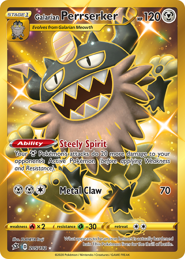 Galarian Perrserker (205/192) [Sword & Shield: Rebel Clash] Pokémon