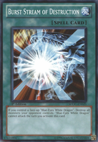 Burst Stream of Destruction [SDDC-EN025] Common Yu-Gi-Oh!
