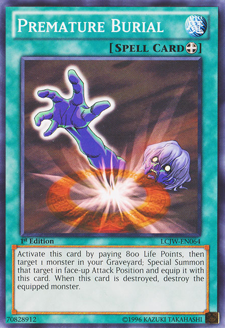 Premature Burial [LCJW-EN064] Common Yu-Gi-Oh!
