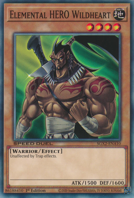 Elemental HERO Wildheart [SGX2-ENA10] Common Yu-Gi-Oh!