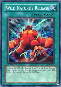 Wild Nature's Release [IOC-033] Super Rare Yu-Gi-Oh!