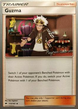Guzma (115/147) (Garbanette - Magnus Pedersen) [World Championships 2018] Pokémon