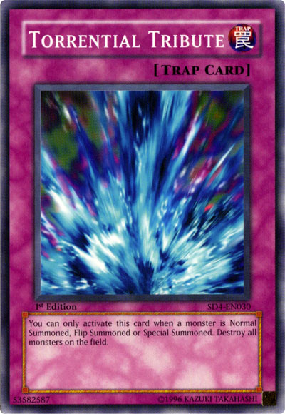 Torrential Tribute [SD4-EN030] Common Yu-Gi-Oh!