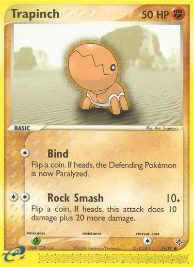 Trapinch (79/97) [EX: Dragon] Pokémon