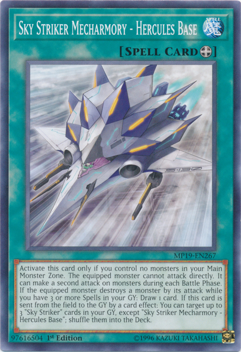 Sky Striker Mecharmory - Hercules Base [MP19-EN267] Common Yu-Gi-Oh!