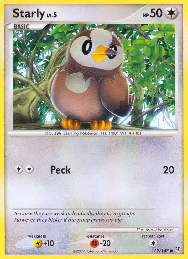 Starly (129/147) [Platinum: Supreme Victors] Pokémon