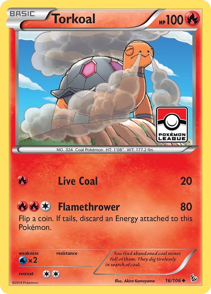 Torkoal (16/106) [XY: Flashfire] Pokémon