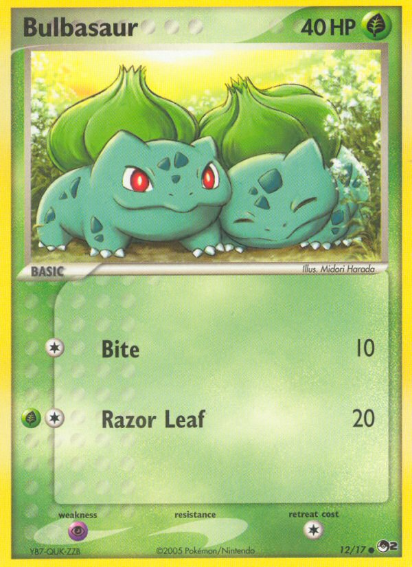 Bulbasaur (12/17) [POP Series 2] Pokémon