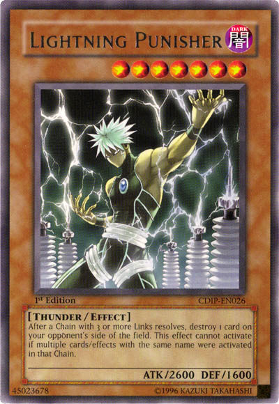 Lightning Punisher [CDIP-EN026] Rare Yu-Gi-Oh!