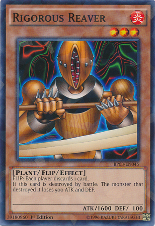 Rigorous Reaver [BP03-EN045] Shatterfoil Rare Yu-Gi-Oh!