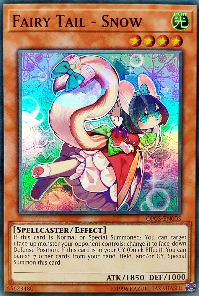 Fairy Tail - Snow [OP05-EN005] Super Rare Yu-Gi-Oh!