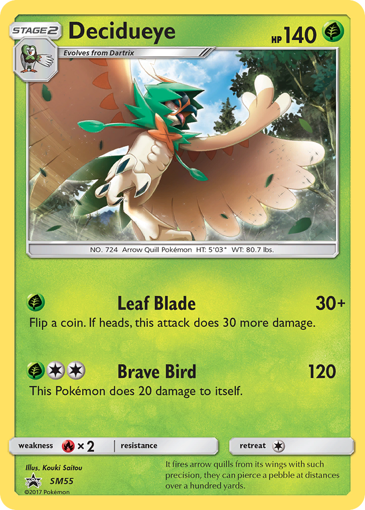 Decidueye (SM55) [Sun & Moon: Black Star Promos] Pokémon