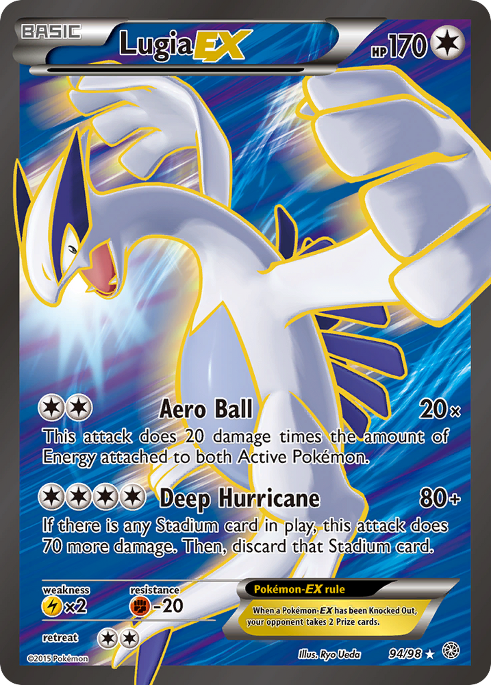 Lugia EX (94/98) [XY: Ancient Origins] Pokémon