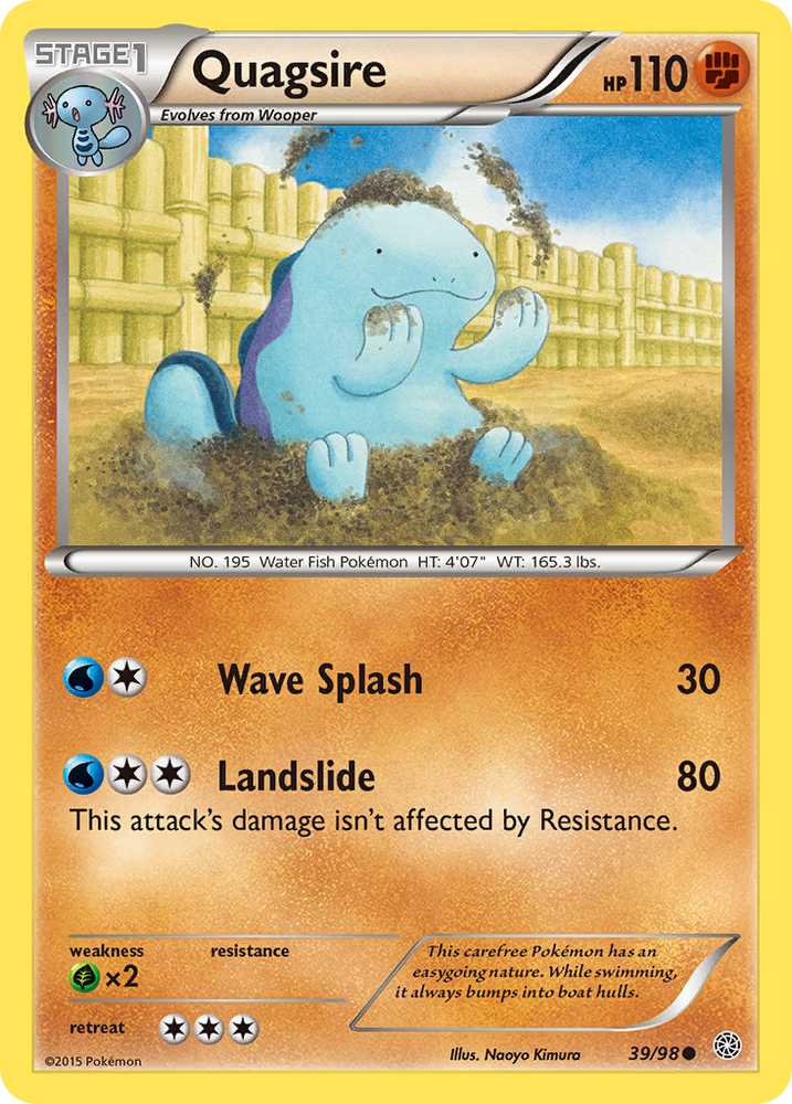 Quagsire (39/98) [XY: Ancient Origins] Pokémon