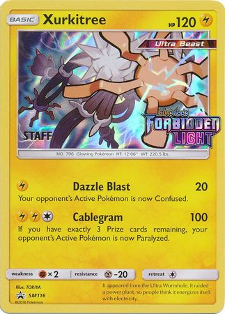 Xurkitree (SM116) (Staff Prerelease Promo) [Sun & Moon: Black Star Promos] Pokémon