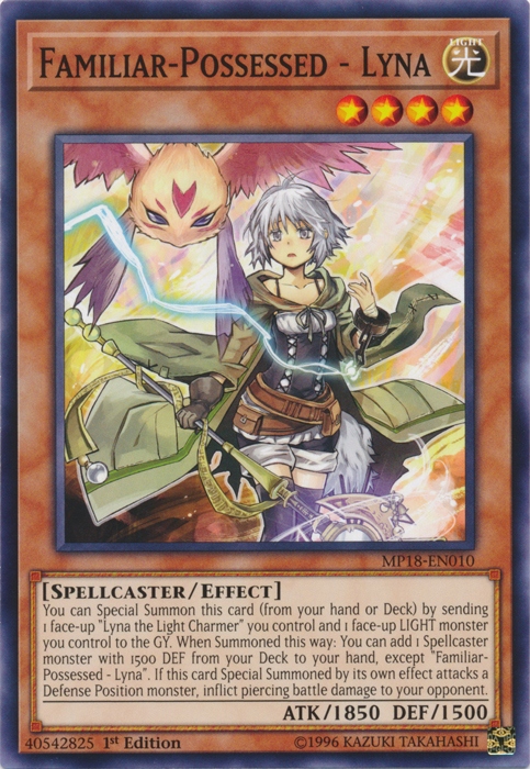 Familiar-Possessed - Lyna [MP18-EN010] Common Yu-Gi-Oh!