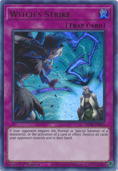 Witch's Strike [MP20-EN035] Ultra Rare Yu-Gi-Oh!