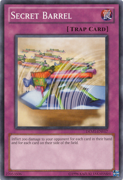 Secret Barrel [DEM1-EN017] Common Yu-Gi-Oh!