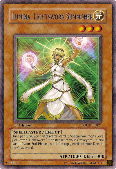 Lumina, Lightsworn Summoner [LODT-EN021] Rare Yu-Gi-Oh!
