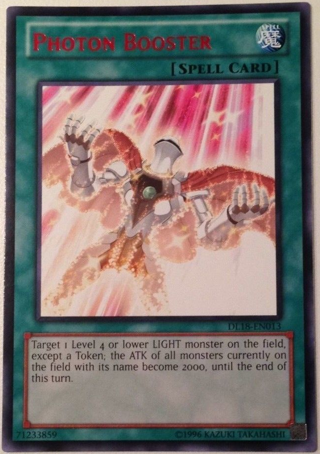 Photon Booster (Red) [DL18-EN013] Rare Yu-Gi-Oh!