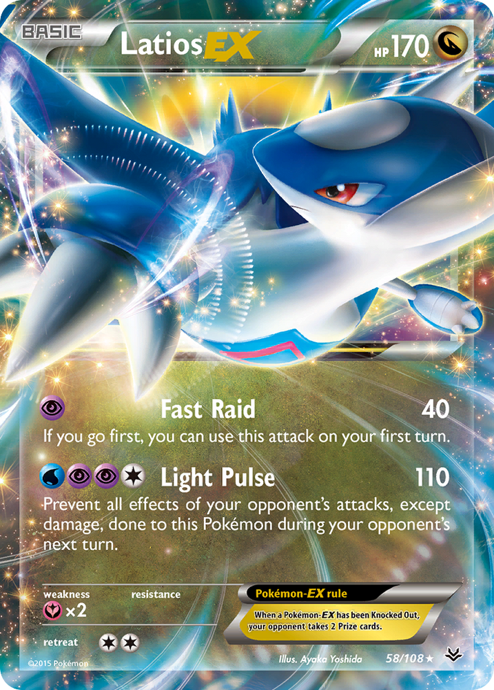 Latios EX (58/108) [XY: Roaring Skies] Pokémon