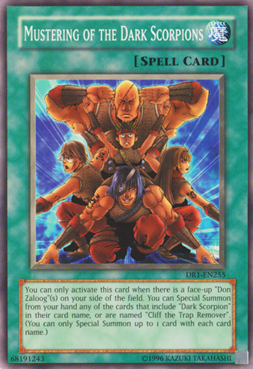 Mustering of the Dark Scorpions [DR1-EN255] Common Yu-Gi-Oh!