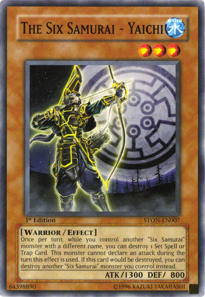 The Six Samurai - Yaichi [STON-EN007] Common Yu-Gi-Oh!