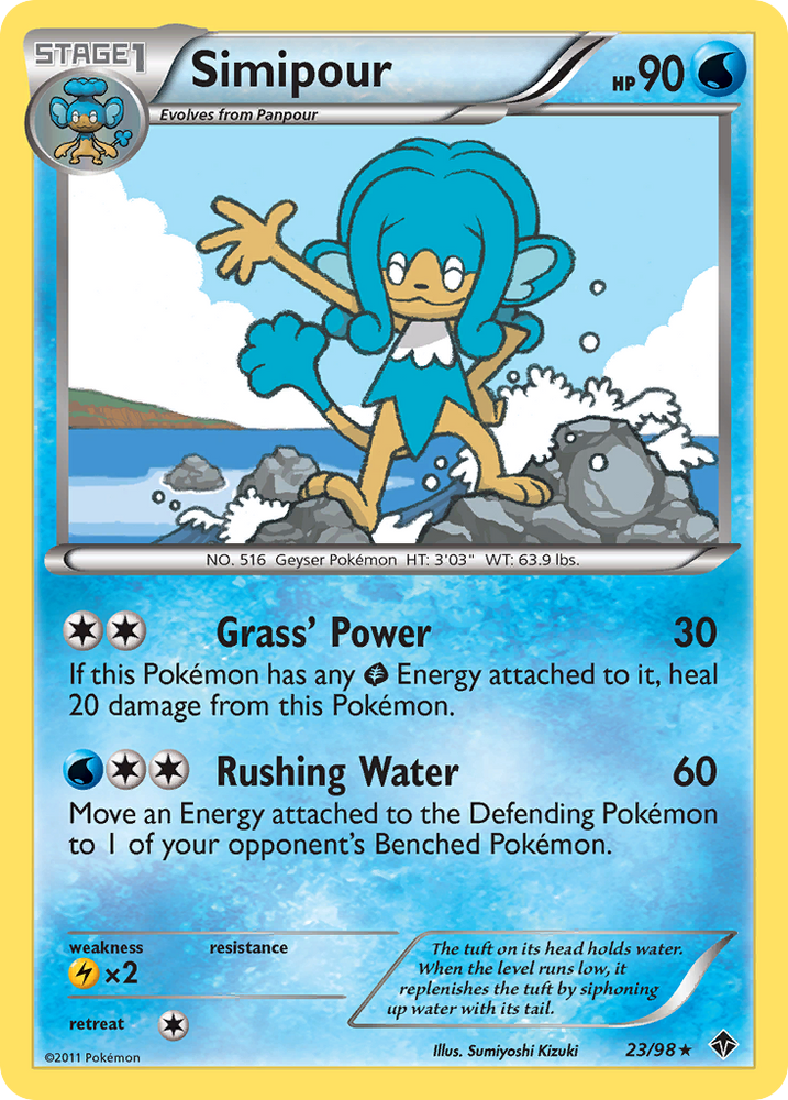 Simipour (23/98) [Black & White: Emerging Powers] Pokémon