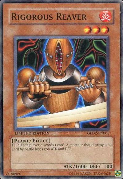 Rigorous Reaver [GLD2-EN005] Common Yu-Gi-Oh!