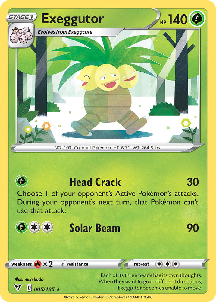 Exeggutor (005/185) [Sword & Shield: Vivid Voltage] Pokémon
