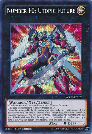 Number F0: Utopic Future [WSUP-EN026] Secret Rare Yu-Gi-Oh!