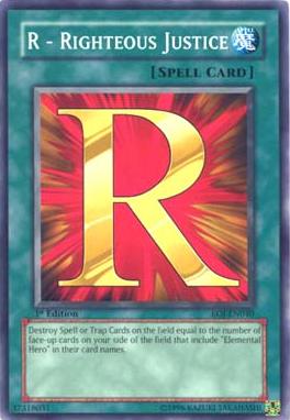 R - Righteous Justice [EOJ-EN040] Common Yu-Gi-Oh!