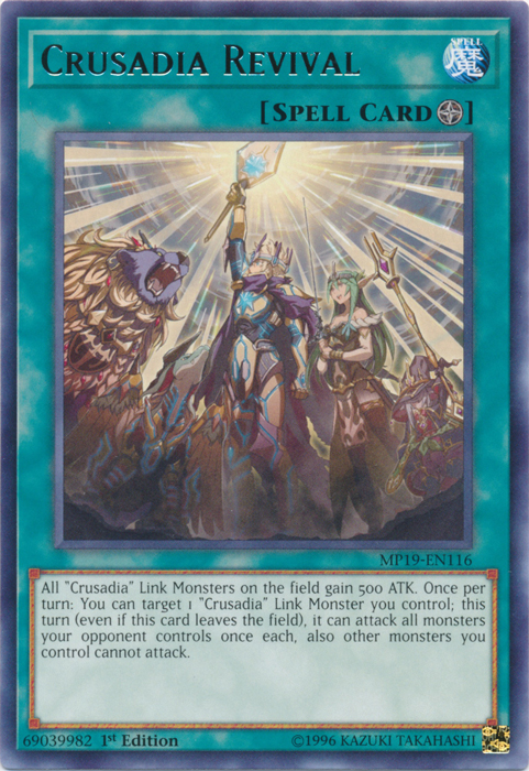 Crusadia Revival [MP19-EN116] Rare Yu-Gi-Oh!