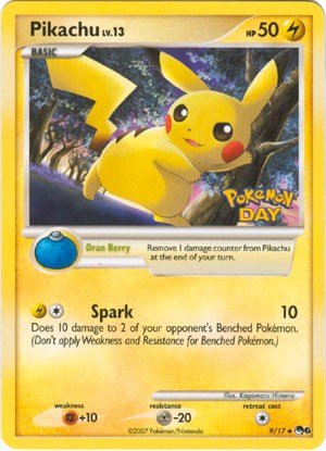 Pikachu (9/17) (Pokemon Day) [POP Series 6] Pokémon