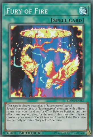 Fury of Fire [DANE-ENSE2] Super Rare