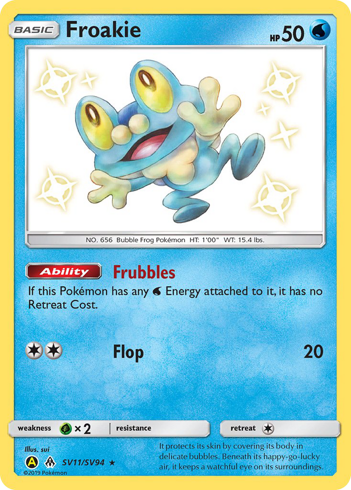 Froakie (SV11/SV94) [Sun & Moon: Hidden Fates - Shiny Vault] Pokémon