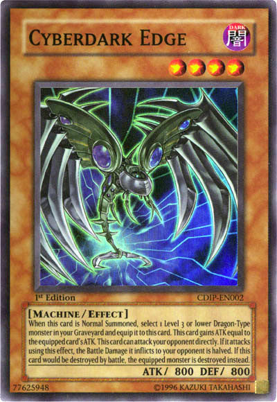 Cyberdark Edge [CDIP-EN002] Super Rare Yu-Gi-Oh!