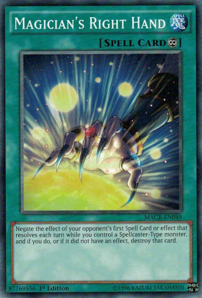 Magician's Right Hand [MACR-EN049] Common Yu-Gi-Oh!