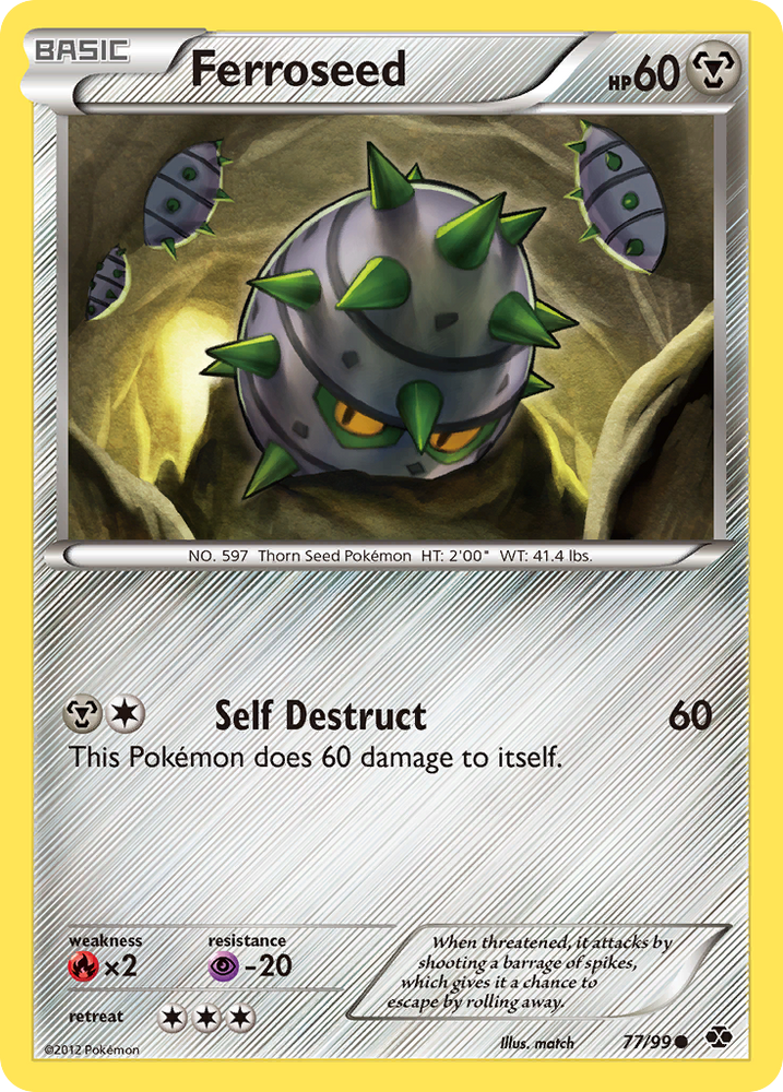 Ferroseed (77/99) [Black & White: Next Destinies] Pokémon