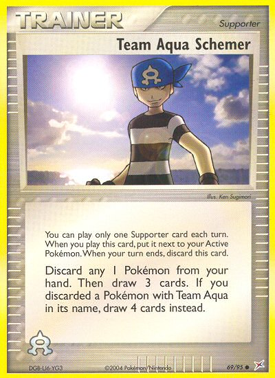 Team Aqua Schemer (69/95) [EX: Team Magma vs Team Aqua] Pokémon