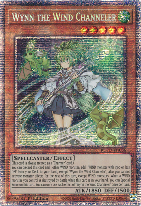 Wynn the Wind Channeler [ROTD-EN086] Starlight Rare Yu-Gi-Oh!