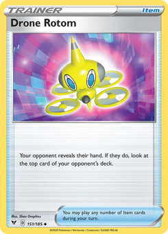 Drone Rotom (151/185) [Sword & Shield: Vivid Voltage] Pokémon