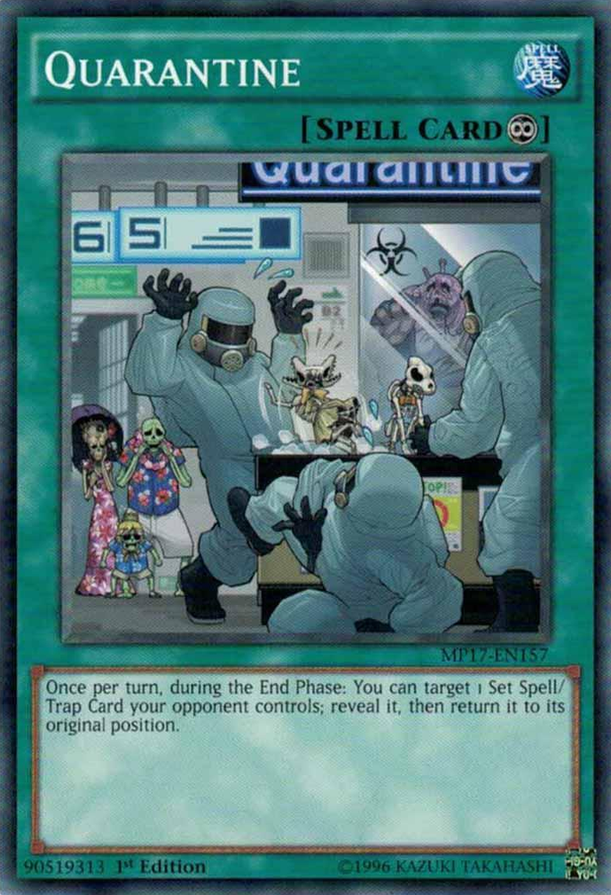 Quarantine [MP17-EN157] Common Yu-Gi-Oh!
