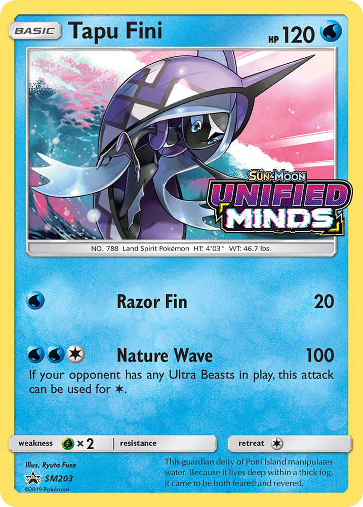 Tapu Fini (SM203) [Sun & Moon: Black Star Promos] Pokémon