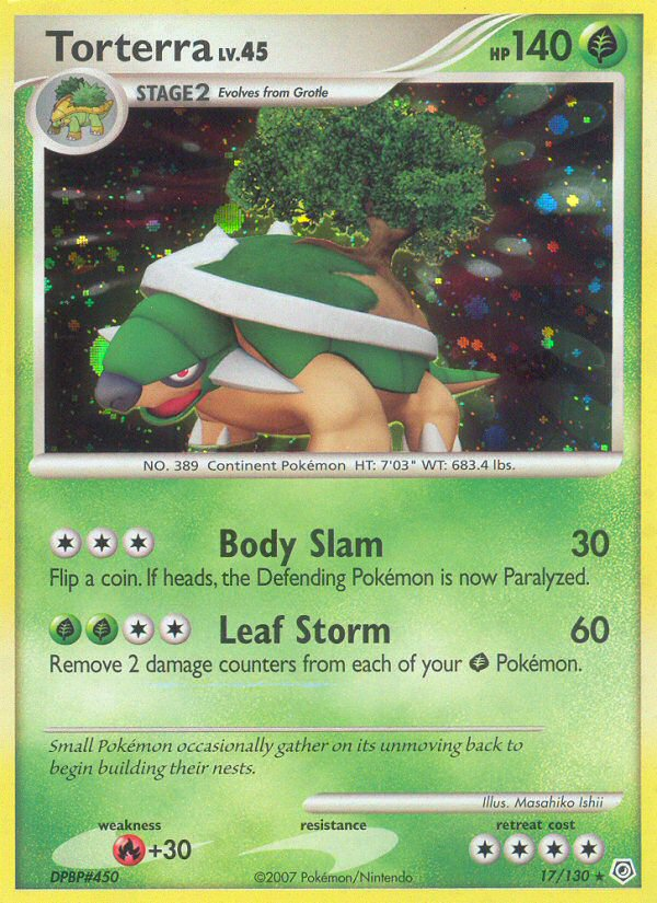 Torterra (17/130) [Diamond & Pearl: Base Set] Pokémon